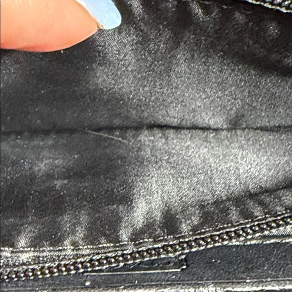 Coach Black and Cream Signature Zip Wallet - Picture 11 of 13